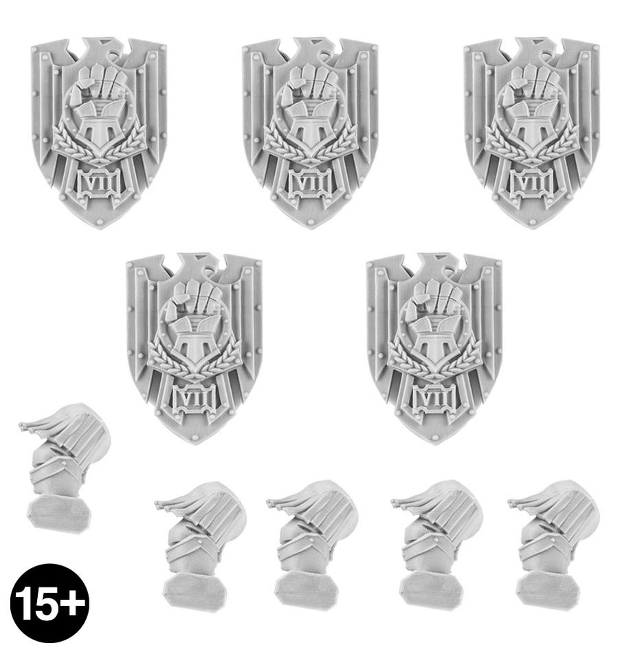 Imperial Fists Legion Cataphractii Storm Shields